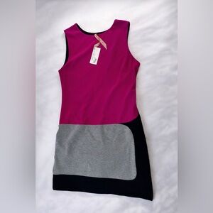 B44 Dressed Colorblock Sleeveless Dress Sz.Large NWT
